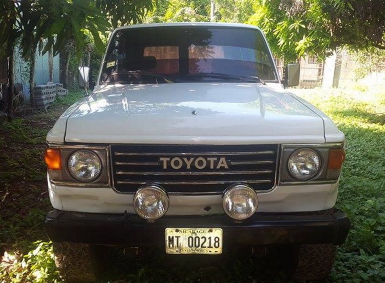 Joe Turcotte photographed these Toyota Land Cruisers in Nicaragua before he had them shipped to Maine, to be fixed up and sold as part of a fledgling business. But they were held up in New Jersey because scraps of wood used as wheel blocks had not been treated for pests. Photos courtesy Joseph D. Turcotte
