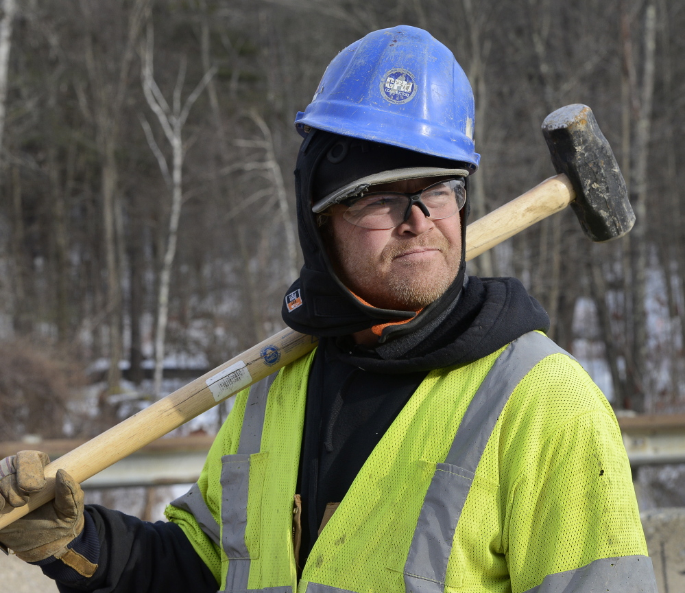 George Sullivan, who worked for MaineWorks while on probation, turned the opportunity into a full-time job with CPM Constructors.
