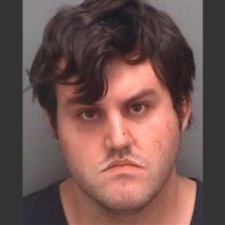 John Jonchuck in a booking photo provided by the Pinellas County (Fla.) Jail. The 25-year-old faces a first-degree murder charge after throwing his daughter off the Sunshine Skyway early Thursday. The Associated Press