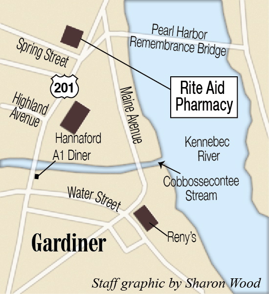 Gardiner RiteAid pharmacy robbed Wednesday