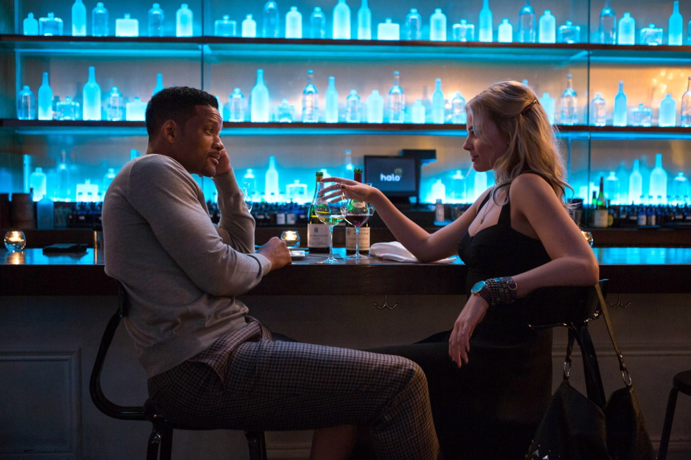 Contributed photo 
 Will Smith, left, and Margot Robbie in "Focus."
