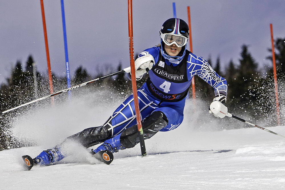 Colby sophomore Mardi Haskell qualified for the NCAA Division I skiing national championships for a second consecutive year. Haskell finished 12th in the slalom and 20th in the giant slalom at the NCAA championships last year.