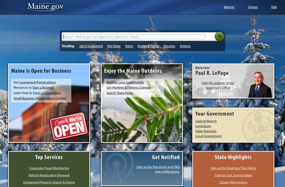 The state government website maine.gov, which residents use to register cars, purchase hunting and fishing licenses and for myriad other services, was shut down by a cyberattack for three hours Monday morning.
