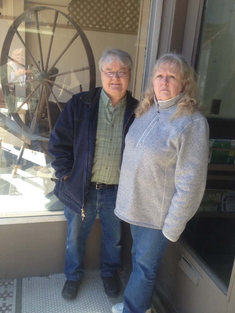 Greg and Lynette Salisbury, of Skowhegan, have used the town’s facade grant program to spruce up two downtown businesses and say the program has been a success downtown.
