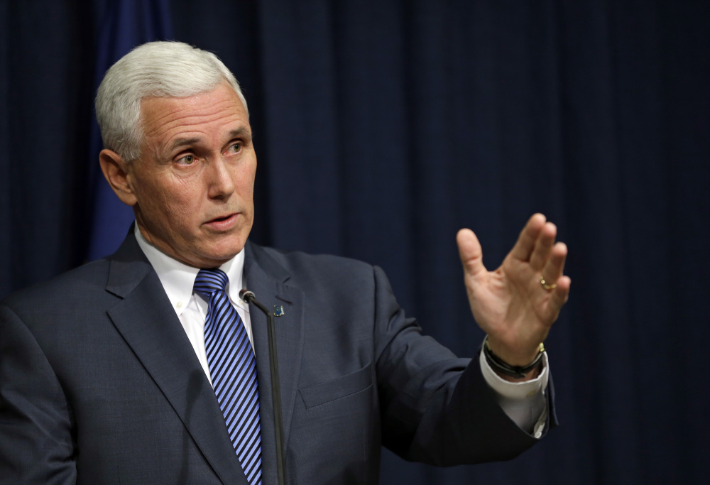 Indiana Gov. Mike Pence says he is “not going to change” the new state law that’s garnered widespread criticism over concerns it could foster discrimination.