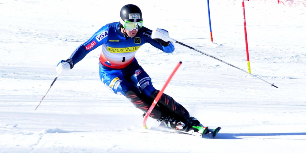 David Chodounsky took first place in the slalom races during the last day of the week-long U.S. Alpine Championships on Sunday at Sugarloaf.