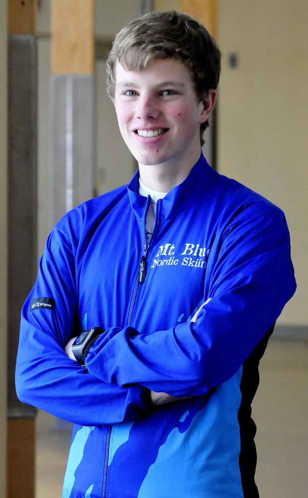 Mt. Blue's Dan Lesko is the Morning Sentinel Nordic Skier of the Year