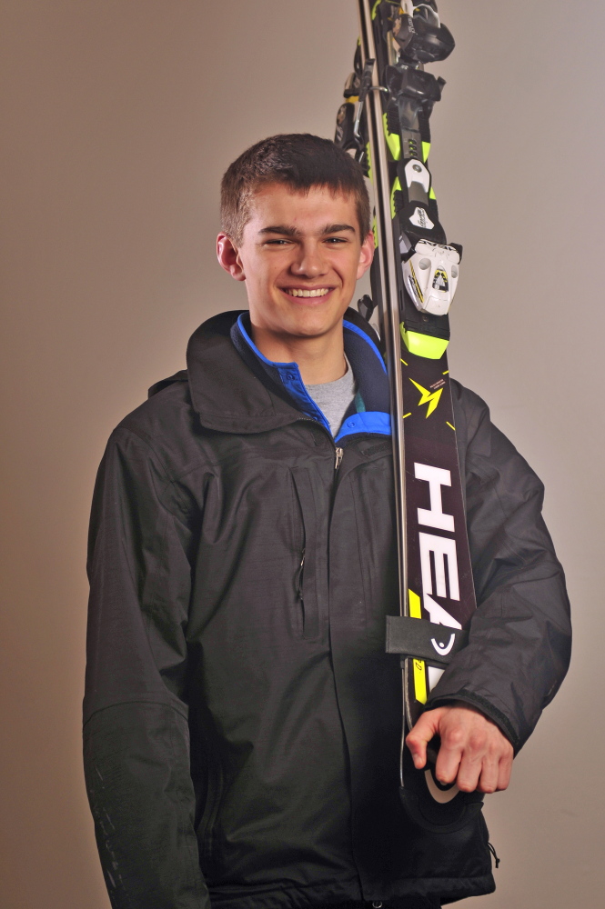 Maranacook Community School’s Nathan Delmar is the Kennebec Journal Boys Alpine Skier of the Year.