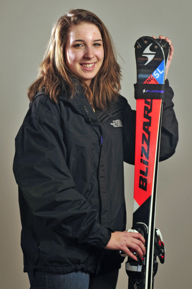 Maranacook Community School’s Erin Guilmet is the Kennebec Journal Girls Alpine Skier of the Year.