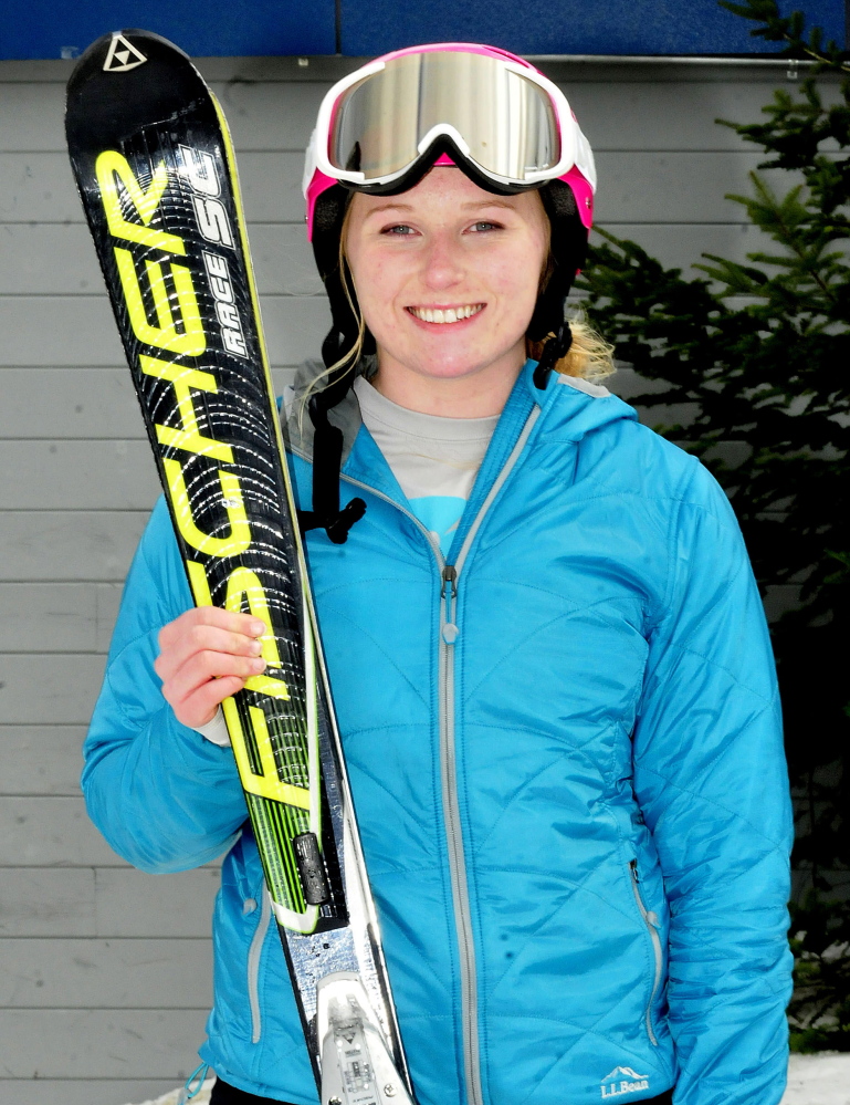 Mt. Abram’s Kenzie Tyler is the Morning Sentinel Girls Alpine Skier of the Year.
