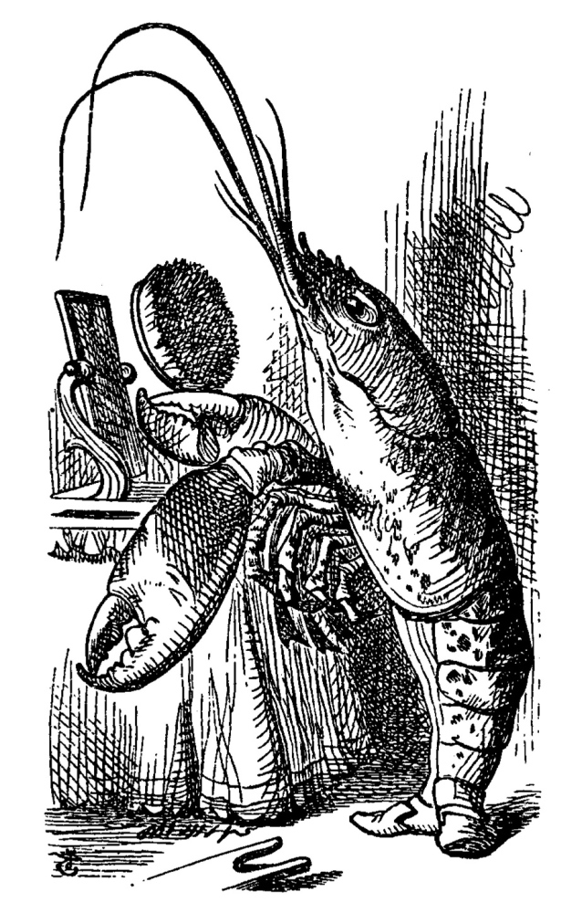 John Tenniel’s 1866 illustration for “The Lobster Quadrille” from “Alice’s Adventures in Wonderland.”