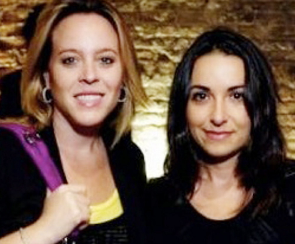 Michelle Vale, left, and Elena Corsano are co-founders of a new fashion line called Soak.