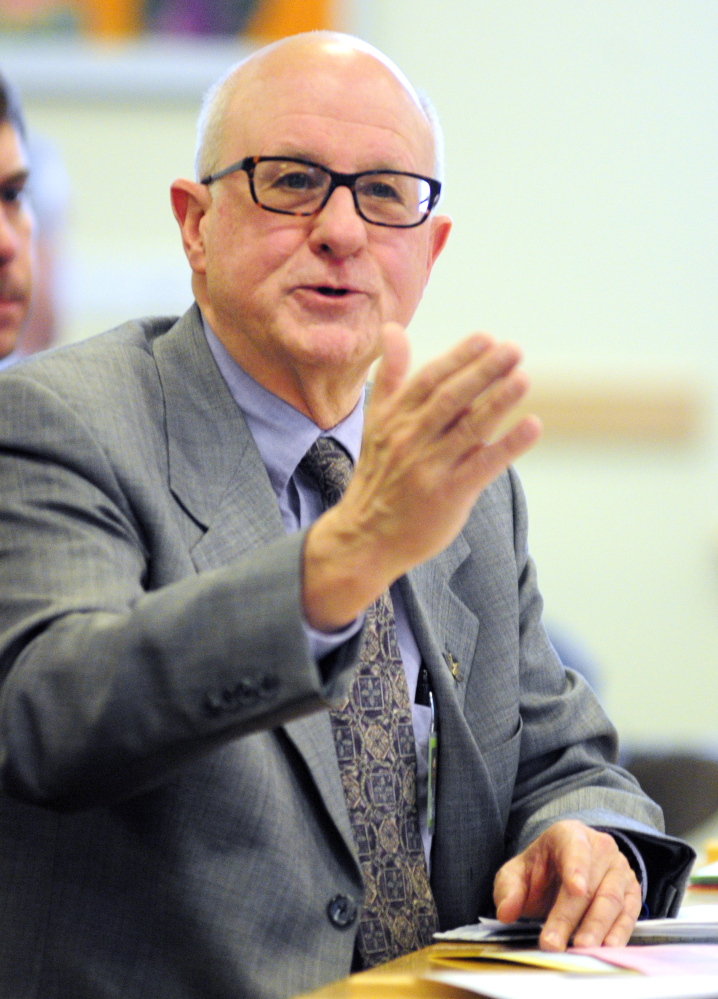 AUGUSTA, ME - MAR. 10: RIverview Psychiatric Center superintendent Jay Harper answers questions during a work session of the Legislatures's Health and Human Services committee on Tuesday March 10, 2015 in the Burton M. Cross State Office Building in Augusta. (Photo by Joe Phelan/Staff Photographer)