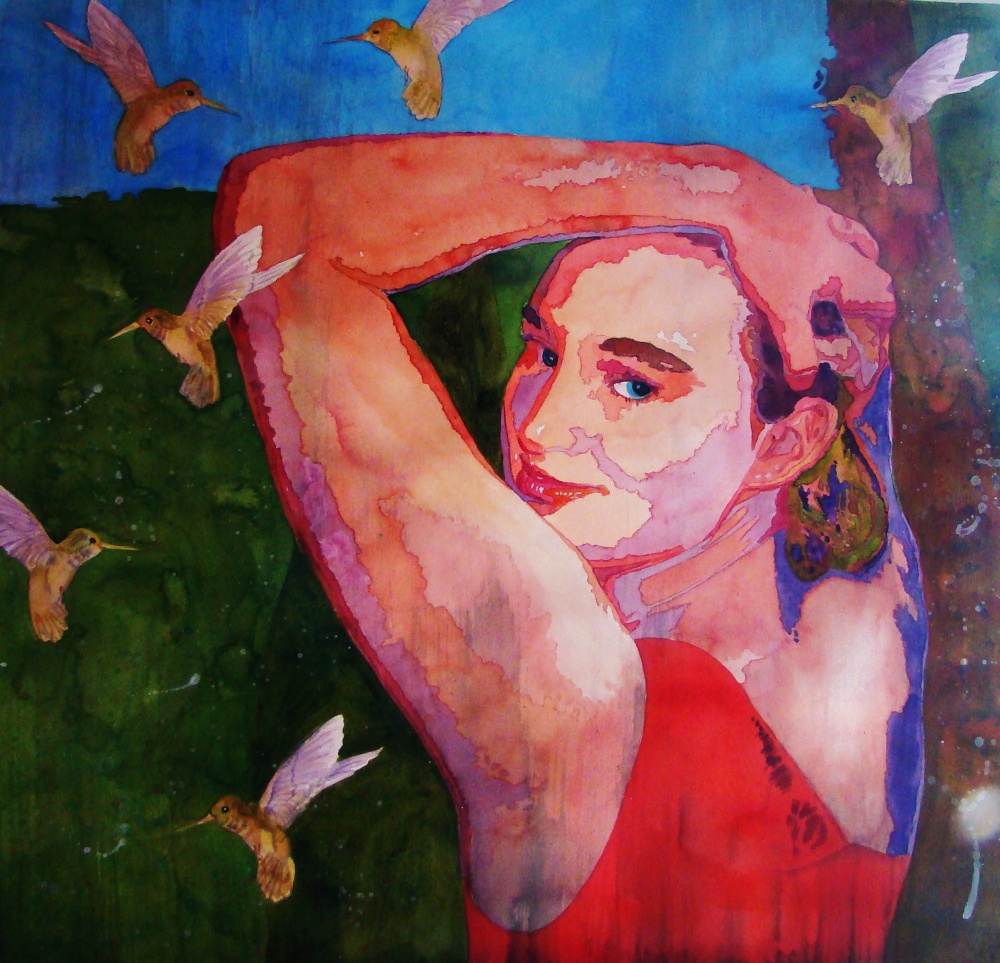 A watercolor painting by artist Evelyn Dunphy of West Bath has been selected for the National Association of Women Artists juried exhibition, “Portraits, Interior & Exterior,” at the Arts Club of Washington, D.C. The painting “Ready to Fly” will be on view April 3-25. In addition, her painting “Exuberance” will be in the International Guild of Realism’s Museum Tour, which will travel to Louisiana, Florida, Georgia and Michigan.