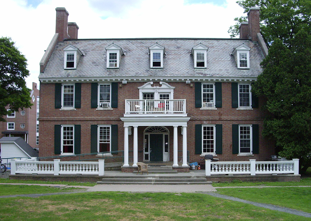 Alpha Delta fraternity in Hanover, New Hampshire. has a significant record of disciplinary violations, including hazing, serving alcohol to minors and hosting unregistered parties. Wikipedia photo
