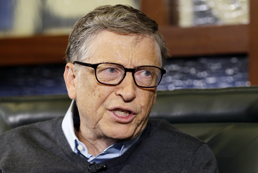 Microsoft co-founder and Berkshire Hathaway board member Bill Gates in a May 5, 2014, photo. The Associated Press
