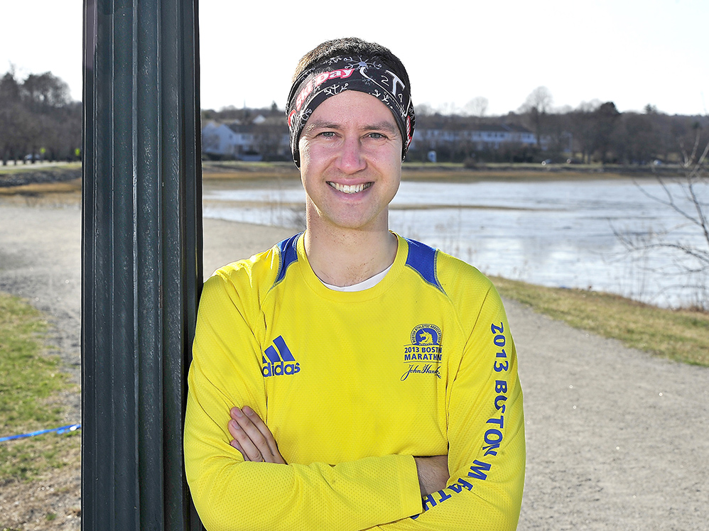 David Holman of North Yarmouth, who ran in the Boston Marathon in 2013, doesn't want Dzokhar Tsarnaev to get the death penalty for the bombings. He says, "We need to show that we have a system of justice that is not based on violence and revenge."
2014 Press Herald file photo/Gordon Chibroski