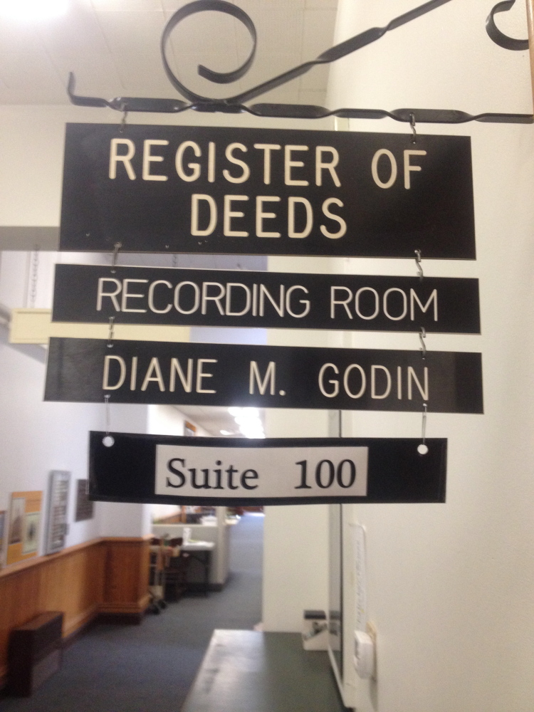 The Registry of Deeds office in the Somerset County Courthouse.