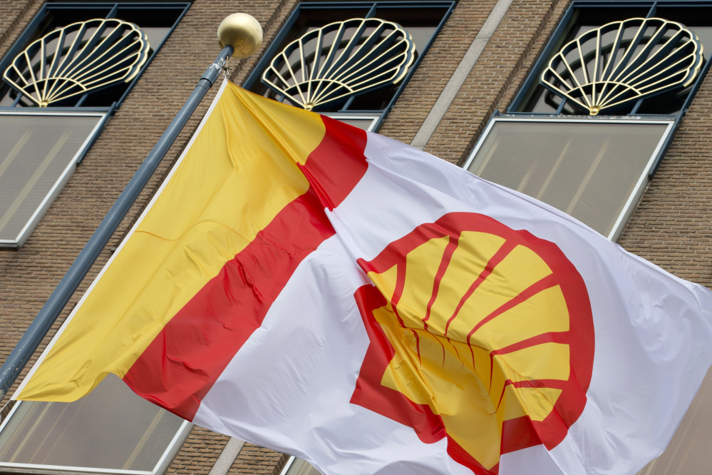 The Associated Press
In this Monday, April 7, 2014 file photo, a flag bearing the company logo of Royal Dutch Shell, an Anglo-Dutch oil and gas company, flies outside the head office in The Hague, Netherlands.