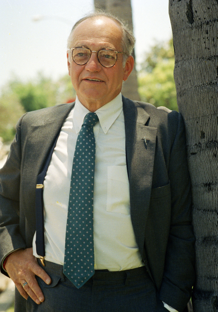 Actor Richard Dysart, seen here in 1988 when he started on the hit TV series “L.A. Law,” died Thursday. Dysart, 86, grew up on Johnson Street in Augusta and graduated from Cony High School.