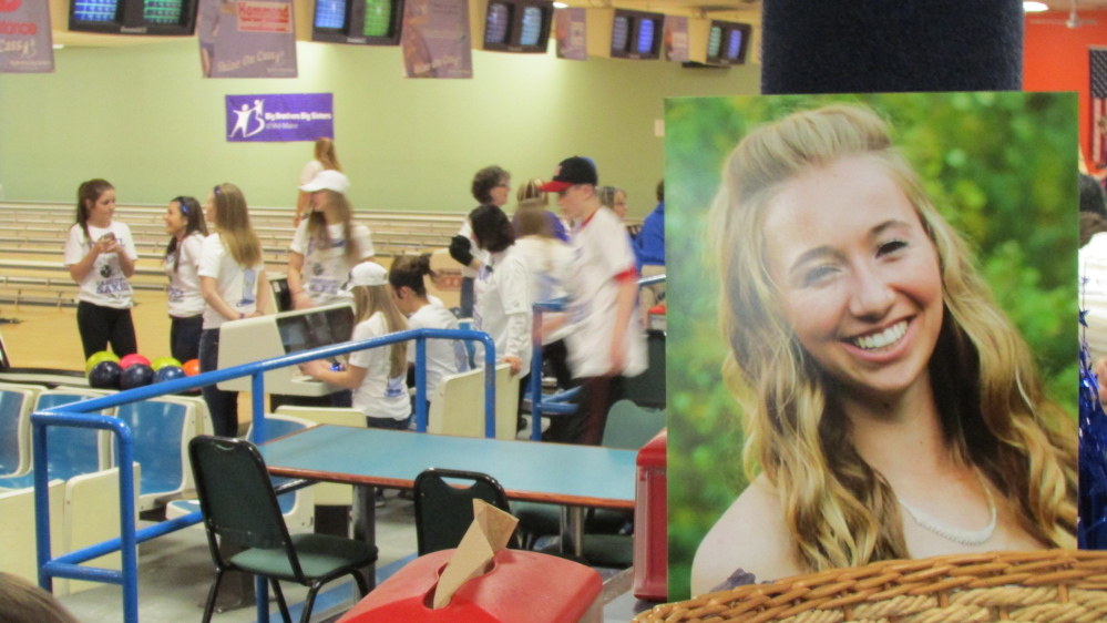 The Bowl for Cassidy’s Sake fundraising event Saturday at Spare Time Recreation in Waterville raised more than $36,000 for a Big Brothers Big Sisters program started at Messalonskee High School in Oakland in honor of Cassidy Charette, who was killed in a hayride accident last October.