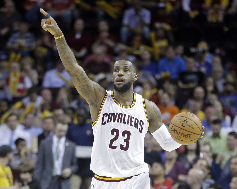 LeBron James will lead the Cavs into the playoffs against the Boston Celtics starting on Sunday.