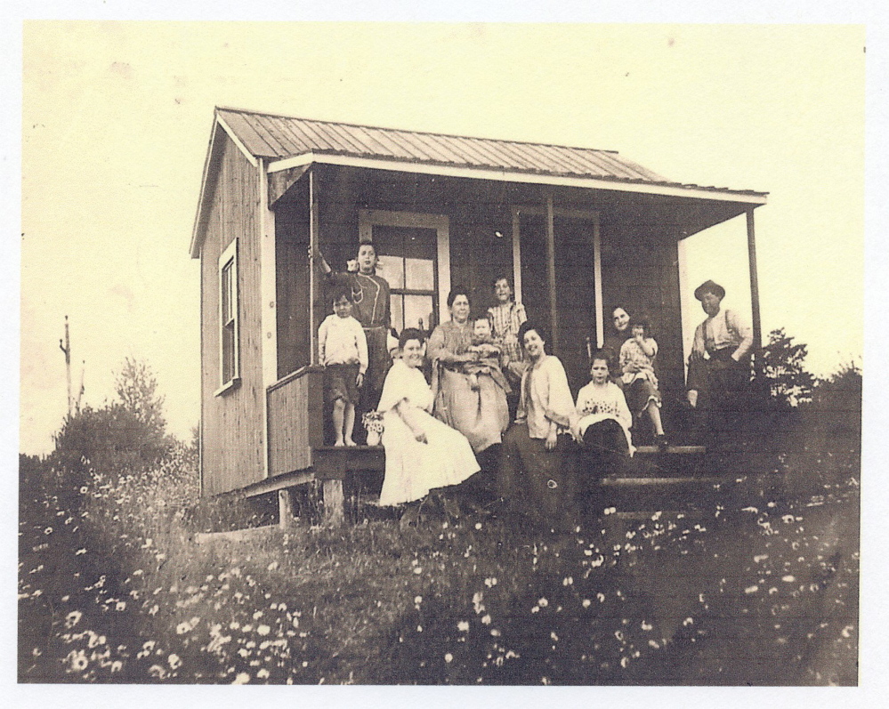 This photo shows Picher family members at their camp on Webber Pond in Vassalboro. John Picher and his wife, Bunnie, of Vassalboro, eventually added on to the camp, and it was their first home after they were married.