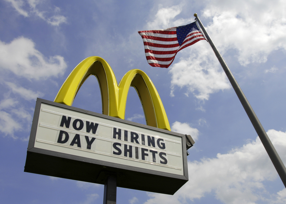 McDonald’s announced Wednesday that it’s raising pay for workers at its company-owned U.S. restaurants, making it the latest employer to sweeten worker incentives in an improving economy.