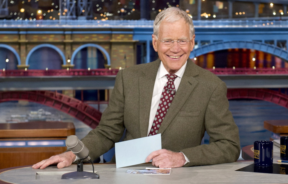 Stars are lining up to appear on David Letterman’s show before the longtime late-night host retires May 20.