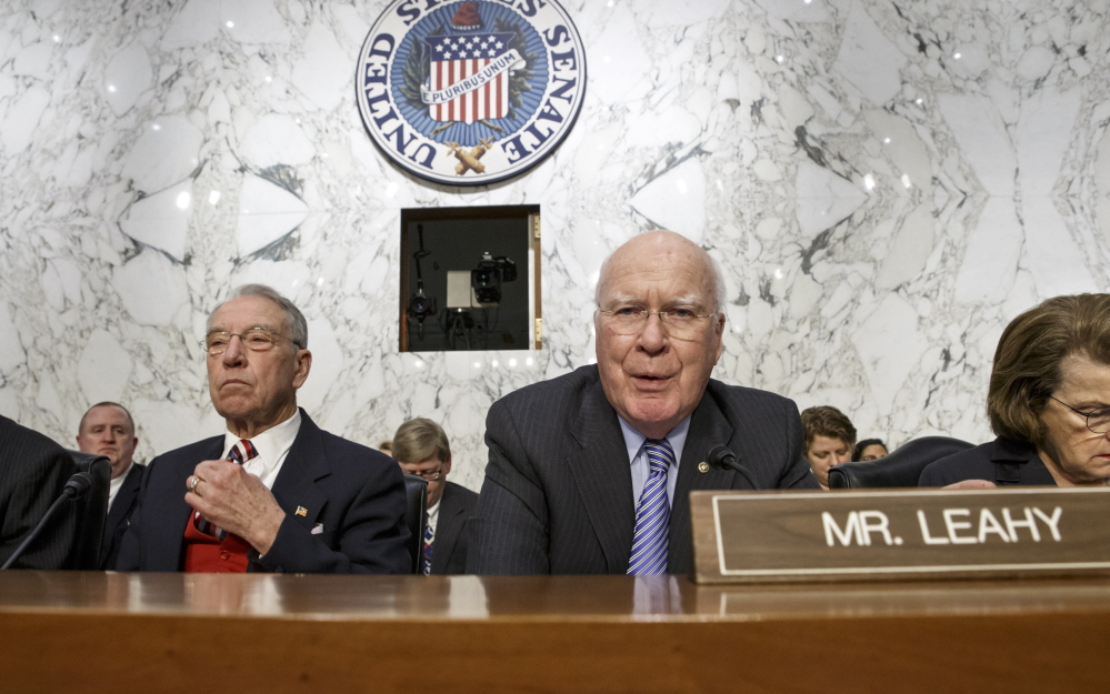 Sen. Patrick Leahy, D-Vt., says he opposes any bill that does not offer meaningful reform to NSA phone record collection.