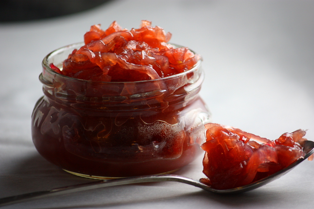 Sweet-and-Sour Red Onion Jam: Only your imagination can limit the savory applications for this jam.