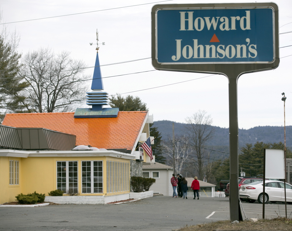 This Howard Johnson’s in Lake George, N.Y., and another in Bangor are the last two operating under the famous name.