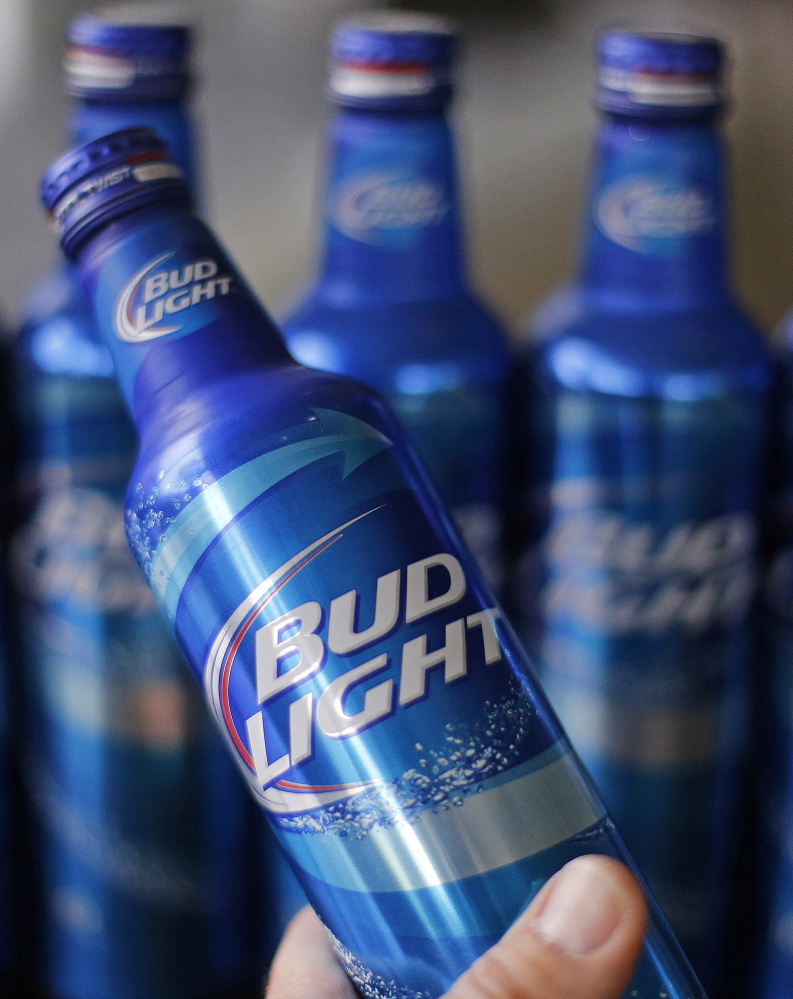 A slogan that appears on some bottles of Bud Light went viral and drew widespread criticism on social media.