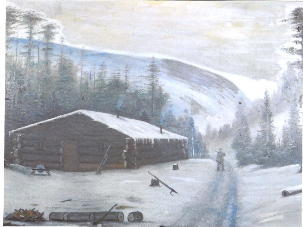 This winter landscape by Willis Pelton is believed to have been painted in central Maine in the early 20th century. The Madison Historical and Genealogical Society has documented Pelton’s life and art work in an exhibit, The Willis Pelton Art Show, that will be on display Saturday at the Old Point Avenue School.