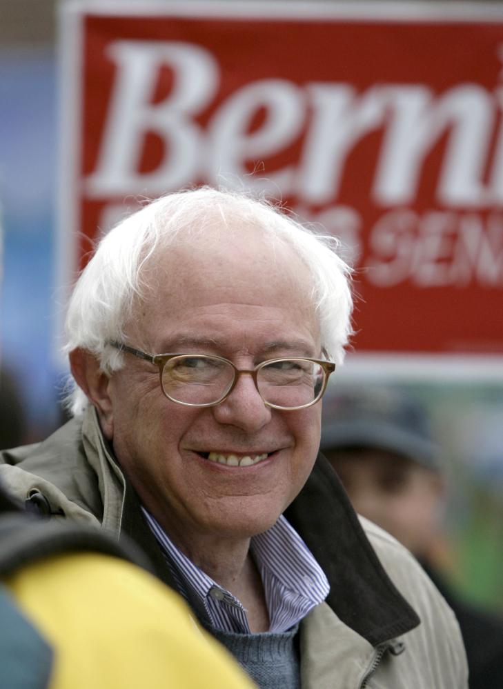 Bernie Sanders, in this 2006 photo, remains true to his beliefs as he now takes on Hillary Rodham Clinton in an improbable quest for the Democratic presidential nomination.