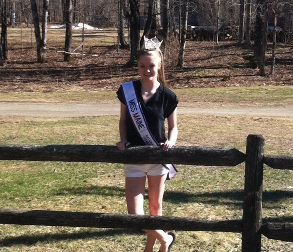 Taylor Bartlett was crowned Miss Maine National Teenager 2015 April 11 in Manchester, N.H.