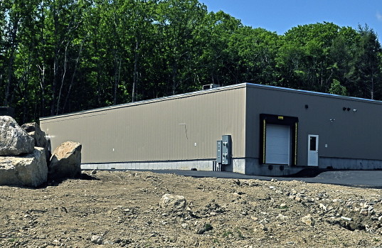 The new Central Maine Meats slaughterhouse in Gardiner’s Libby Hill Business Park is seen on Friday.