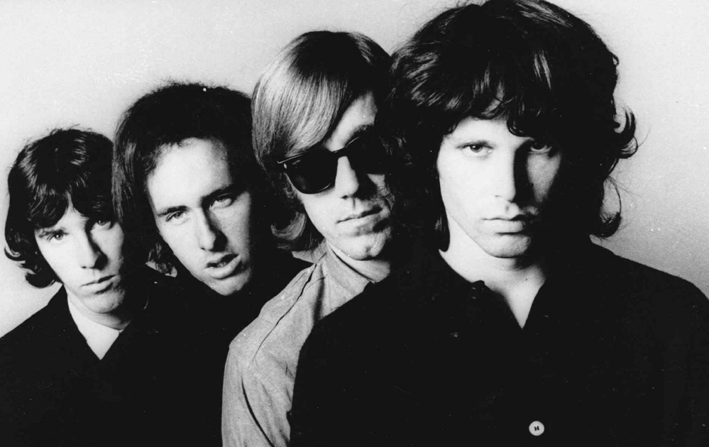 No pin-up boys, the Doors, from left, John Densmore, Robbie Krieger, Ray Manzarek and Jim Morrison, still have a cult following.