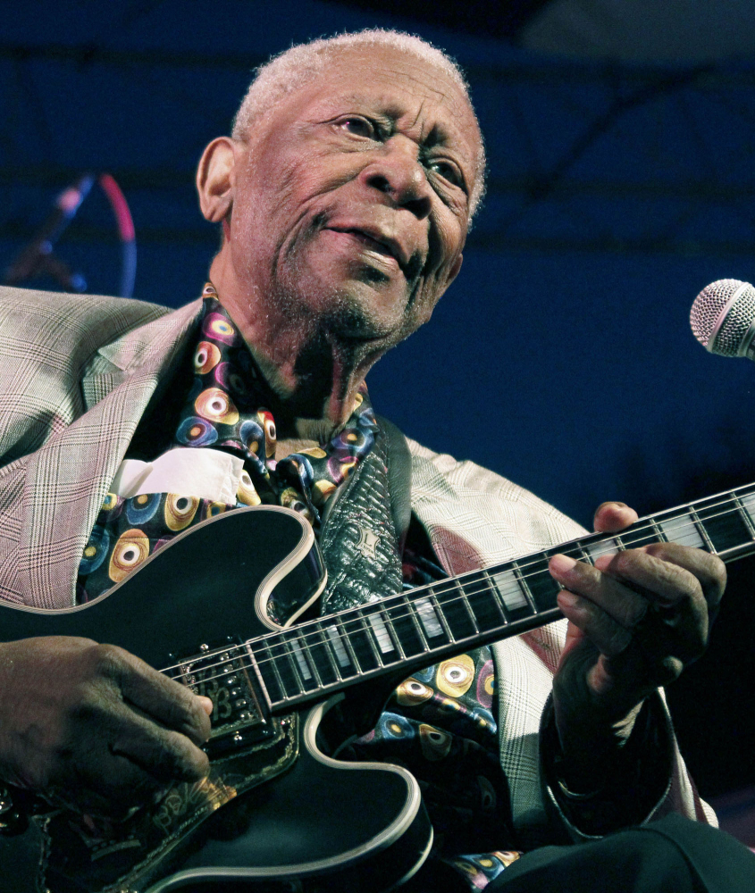 B.B. King performs in 2012. The 89-year-old blues legend is undergoing home hospice care.