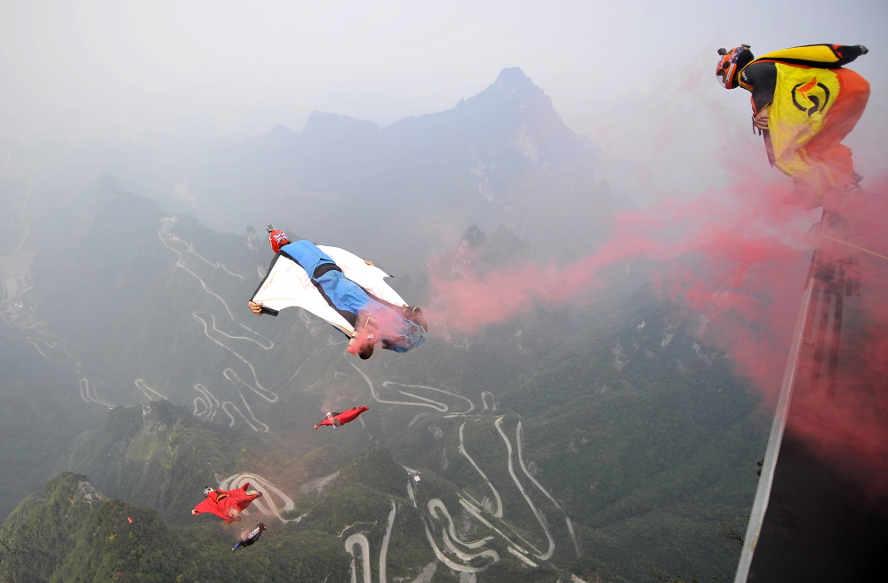 Flying in wingsuits is the most extreme form of the sport of BASE jumping.