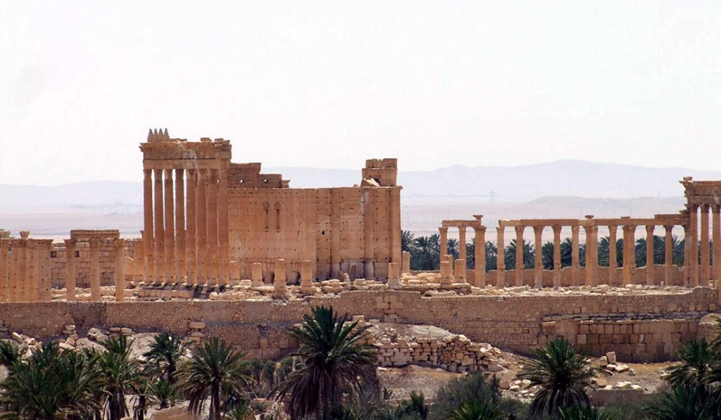 A general view of the ancient Roman city of Palmyra,  Syria. Photo from the Syrian official news agency SANA