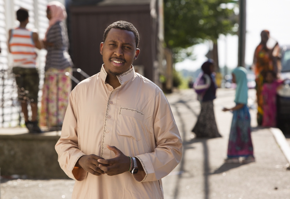 Osman Bashir, 25, who immigrated to the U.S. about 10 years ago, last year earned his associate degree in criminal justice and is considering applying for a job with the police force. “I think it would be a big step for Lewiston” to have a Somali officer, he said.