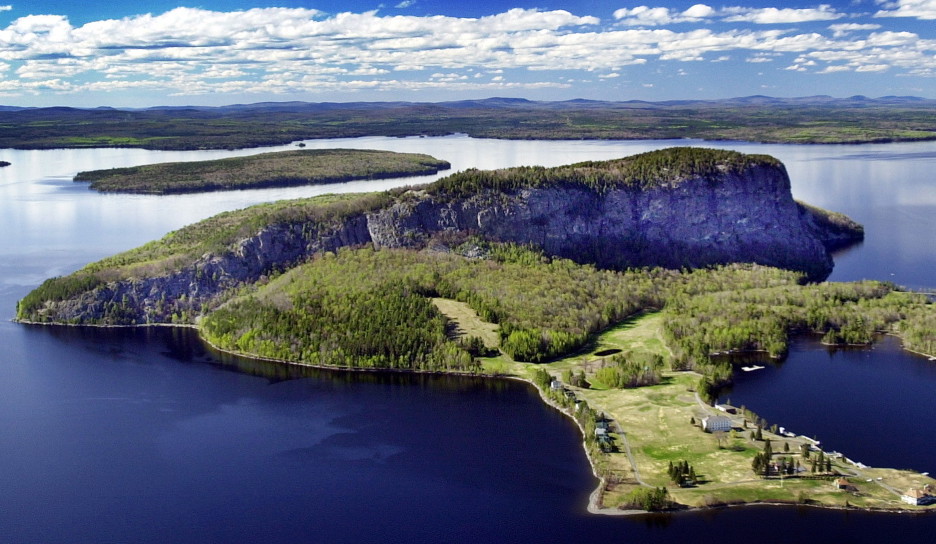 Mount Kineo, in the center of Moosehead Lake near Rockwood, is among the properties that have been preserved through the Land For Maine’s Future program.