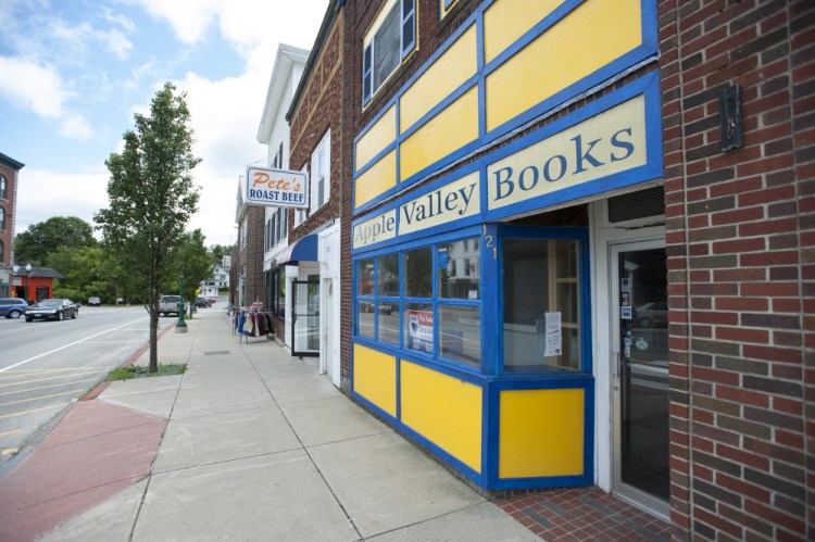 Exterior view of the now-closed Apple Valley Books on Monday in Winthrop.