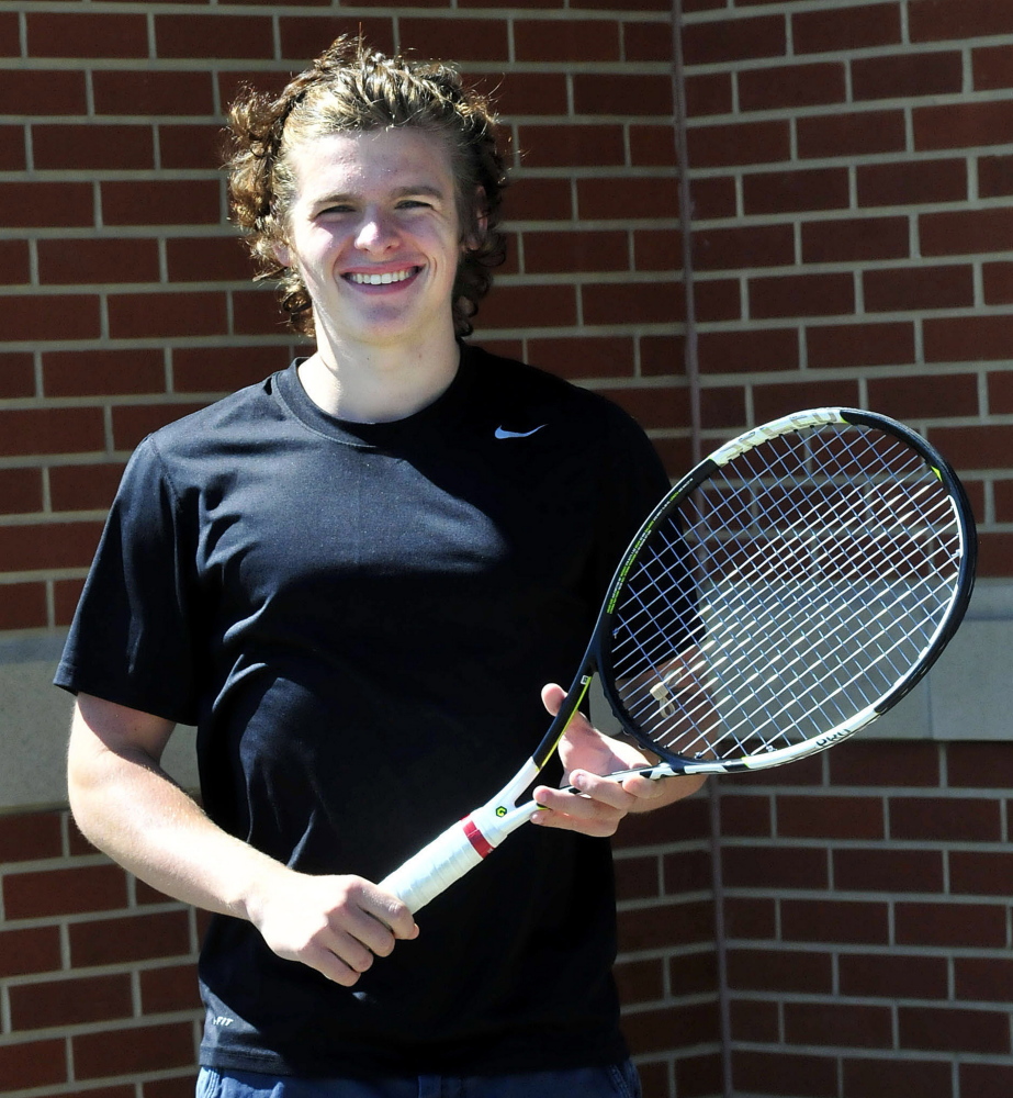 Mt. Blue’s Sullivan Abbott is the Morning Sentinel Boys Tennis Player of the Year.