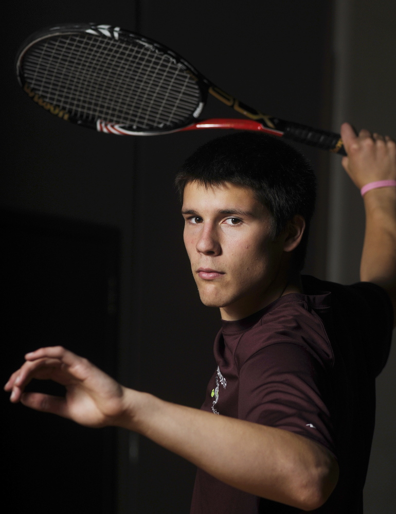 Monmouth’s Kasey Smith is the Kennebec Journal Boys Tennis Player of the Year.
