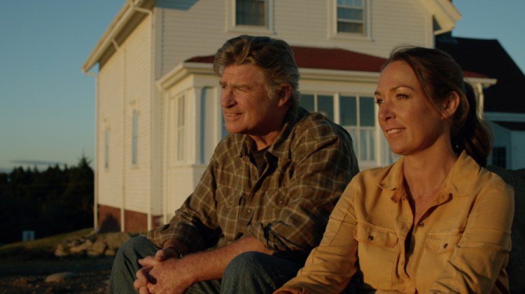 Treat Williams, Elizabeth Marvel act in a scene from “The Congressman,” which was shot mostly on Monhegan Island. It was written and co-directed by former congressman and part-time Monhegan resident Robert Mrazek.