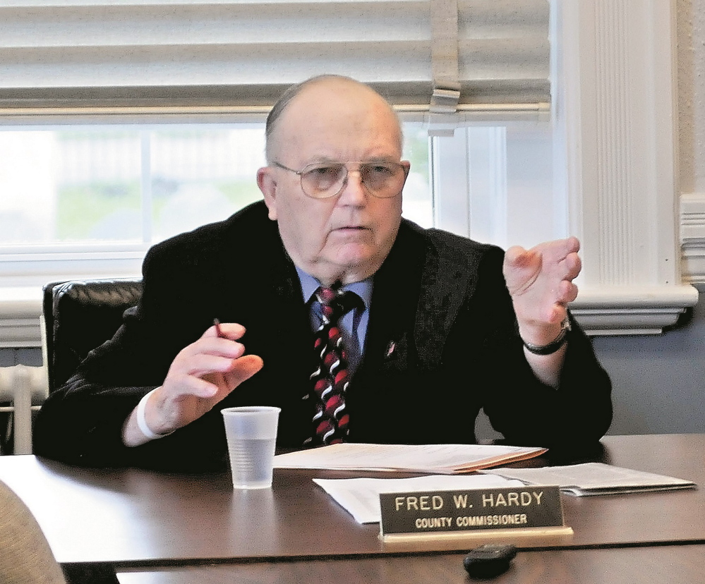 Franklin County Commissioners Fred Hardy, seen during a meeting on Sept. 25, 2013, died on July 4. He was 85.