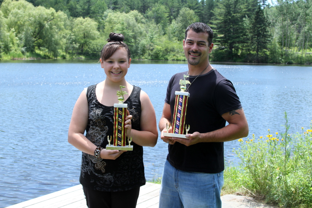 The 2015 Winslow 4th of July Idol Contest winners have been announced. Jocelyn Begin, left, 13, of Fairfield, was named the Under 13 Age Group winner; and Adam Lamson, right, 34, of Waterville, was named the Over 13 Age Group winner.