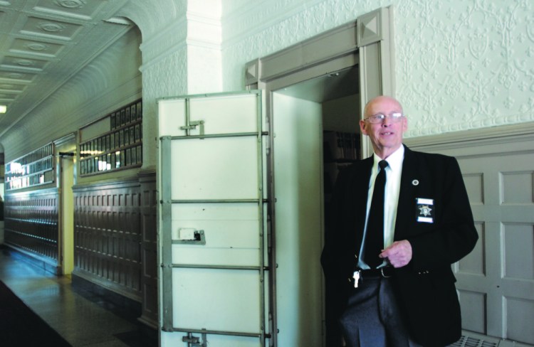 Kennebec County Sheriff’s Office Lt. Frank Seigars, who died in 2013, is shown here in a 2007 file photo when he retired from the sheriff’s office after three decades. On Monday, his efforts as a volunteer in Windsor — and volunteer work by others — will be honored with a concert by The Downeast Brass band.